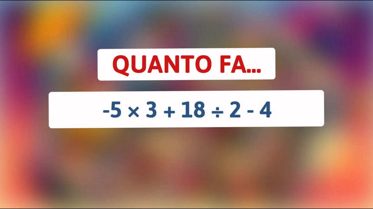 Scopri l'equazione che svela il tuo quoziente intellettivo: solo i geni risolvono questo misterioso enigma matematico! Sei abbastanza furbo?"