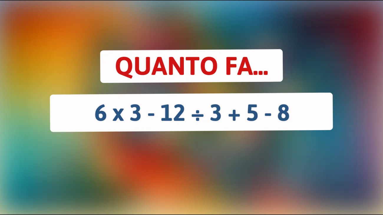 Solo 1 su 10 riesce a risolvere questo enigma matematico in pochi secondi: sei uno di loro?"