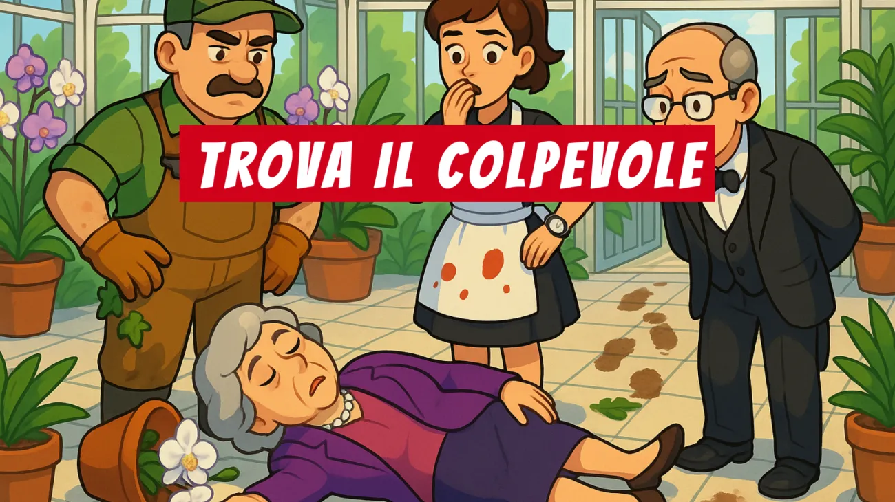 Solo chi ha un vero cervello da detective risolverà il Mistero della Serra Vittoriana: accetti la sfida?"