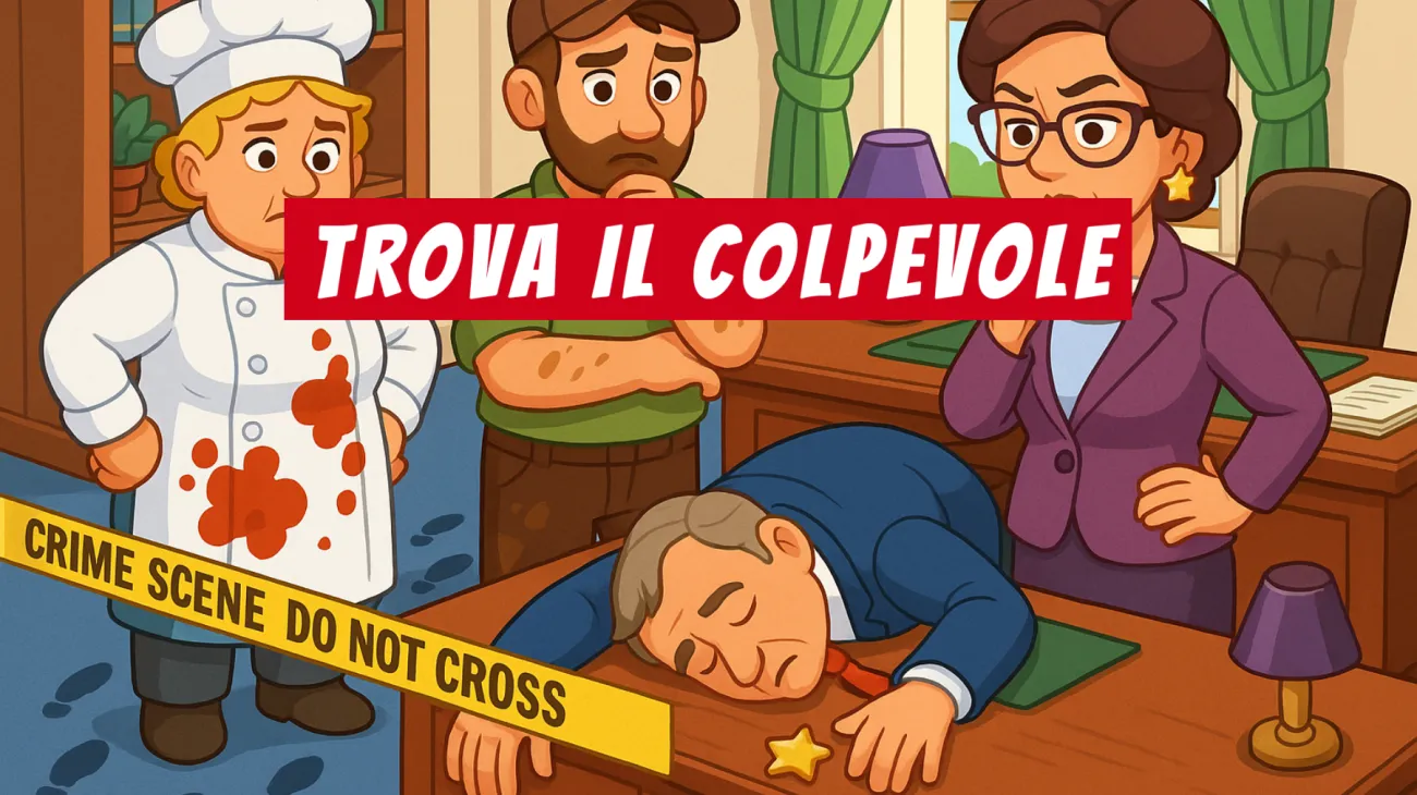 Solo i veri geni trovano l’assassino: l’enigma dell’orecchino dorato mette alla prova il tuo intuito, riesci a scoprire il colpevole?"