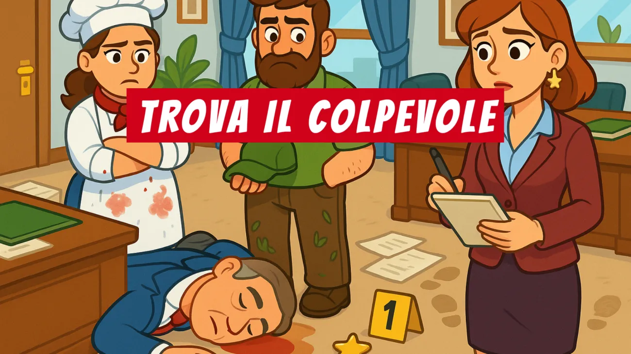 Solo il 2% riesce a risolvere questo enigma: trova il vero colpevole analizzando ogni indizio! Hai abbastanza intuito?"