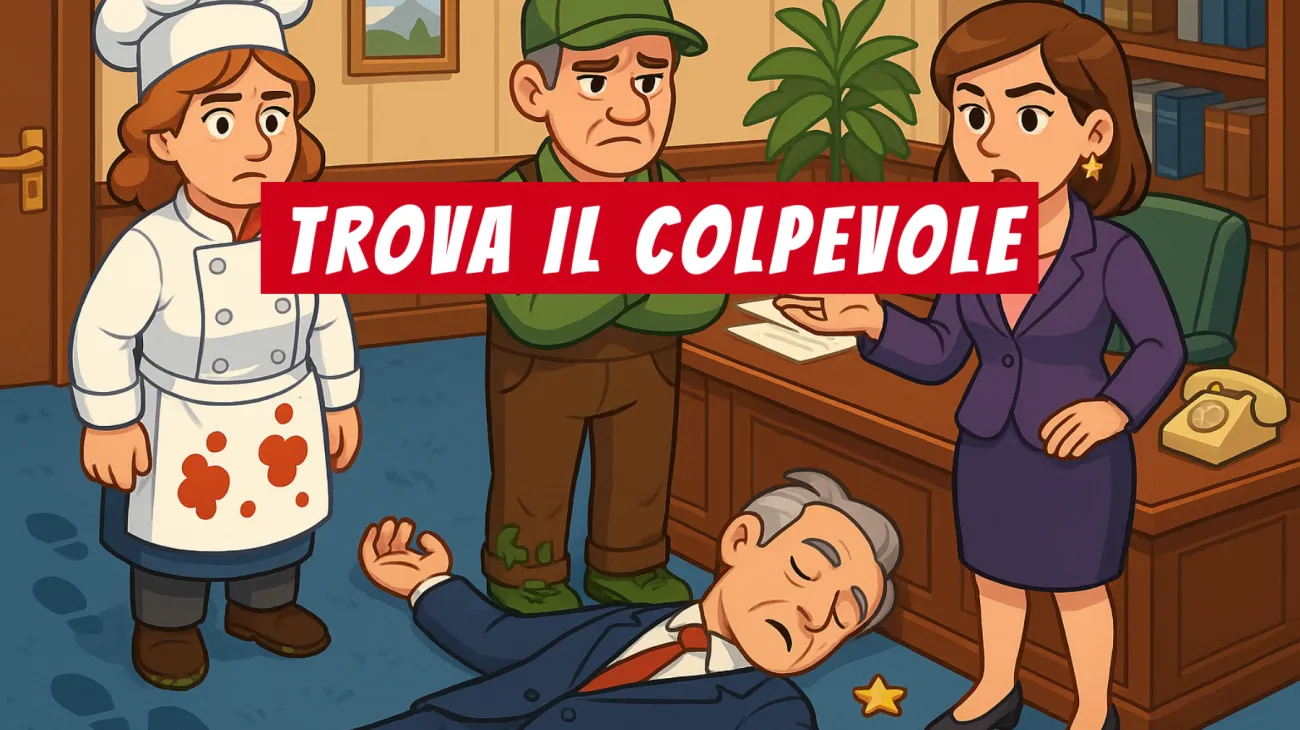 Solo il 2% riesce a trovare l’assassino: risolvi l’enigma del direttore e dimostra che sei un vero genio!"